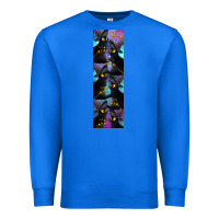 True Royal Black Cat Halloween Premium Sweatshirt - LillyAllenDesigns