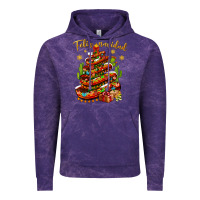 Cloud Purple Christmas Feliz Navidad Vintage Hoodie - NancyCooperArtShop