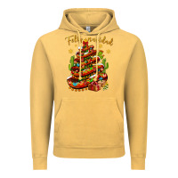 Vintage Mustard Christmas Feliz Navidad Vintage Hoodie - NancyCooperArtShop