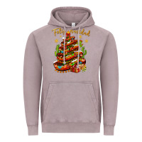 Vintage Zinc Christmas Feliz Navidad Vintage Hoodie - NancyCooperArtShop