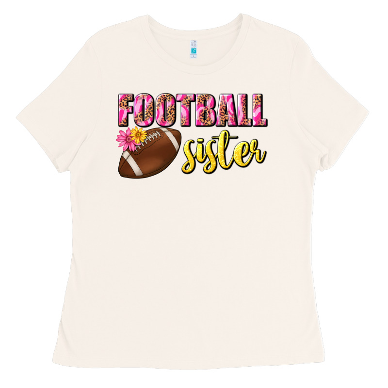 Football Sister Ladies Tee by BundleAndBundleShop | Teevron