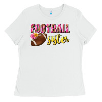 White football sister Ladies Tee - BundleAndBundleShop