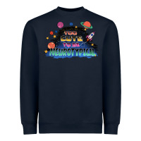 Navy Too cute to be neurotypical Heavyweight Sweatshirt - FaDigitalArtStudio