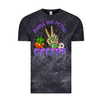 Cloud Black people give me the creeps Vintage Tee - NancyCooperArtShop