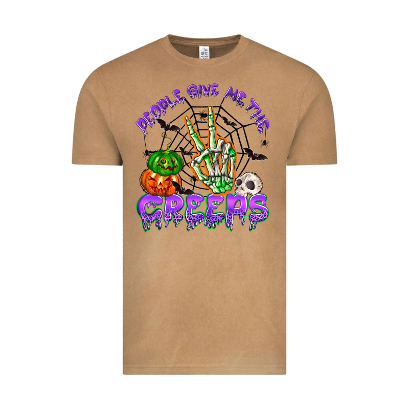 People Give Me The Creeps Vintage Tee by NancyCooperArtShop | Teevron