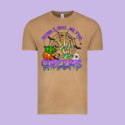 People Give Me The Creeps Vintage Tee Designed By Nancycooperartshop