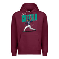 Burgundy luis castillo seattle baseball Premium Hoodie - tuanDangUi