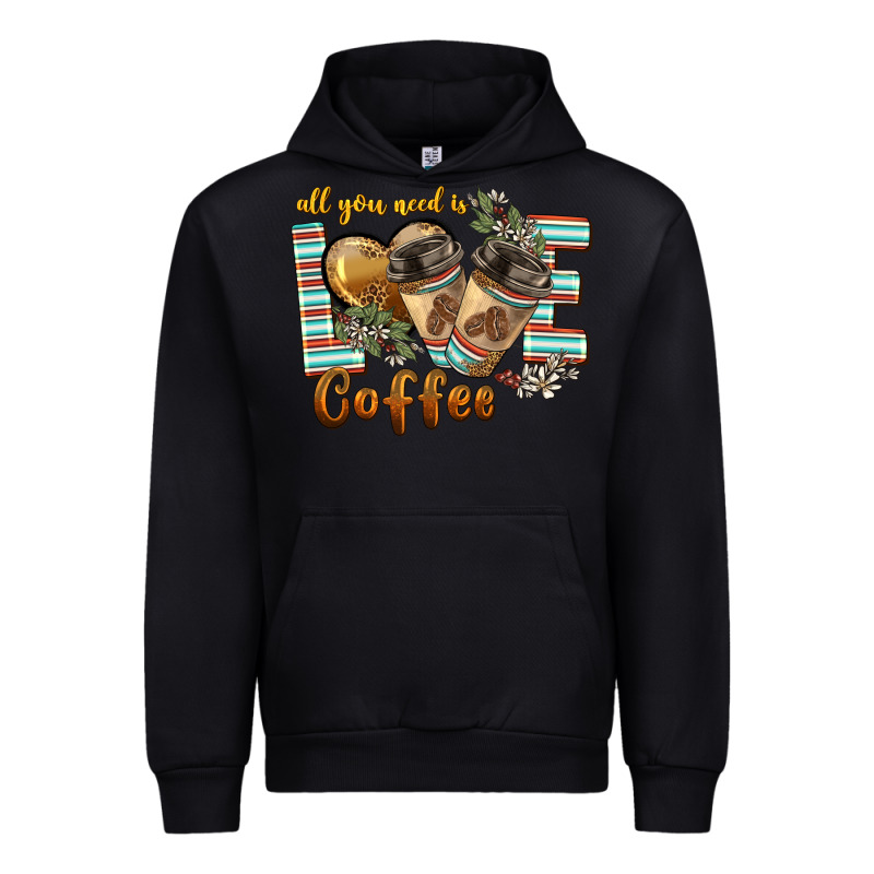 All You Need Is Love Coffee Urban Hoodie by BarkalooDesign | Teevron