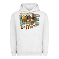 Pigment Lunar Rock all you need is love coffee Urban Hoodie - BarkalooDesign