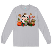 Moon Dust cow coffee cups christmas Long Sleeve Tee - CowGirlArtShop
