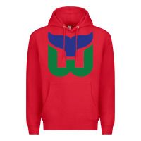 Red vintage hartford hockey   retro whalers Premium Hoodie - tuanDangUi