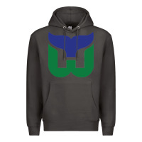 Smoke vintage hartford hockey   retro whalers Premium Hoodie - tuanDangUi