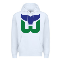 White vintage hartford hockey   retro whalers Premium Hoodie - tuanDangUi
