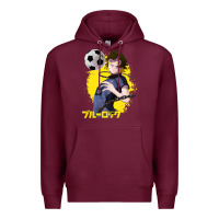 Burgundy blue lock meguru bachira 1 Premium Hoodie - tuanDangUi