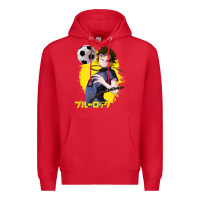 Red blue lock meguru bachira 1 Premium Hoodie - tuanDangUi