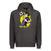 Smoke blue lock meguru bachira 1 Premium Hoodie - tuanDangUi