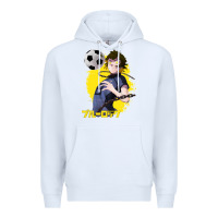 White blue lock meguru bachira 1 Premium Hoodie - tuanDangUi