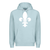 Blue Mist vintage quebec hockey   retro nordiques fleur de lis Premium Hoodie - tuanDangUi