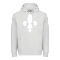 Dove Grey vintage quebec hockey   retro nordiques fleur de lis Premium Hoodie - tuanDangUi