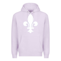 Lilac vintage quebec hockey   retro nordiques fleur de lis Premium Hoodie - tuanDangUi
