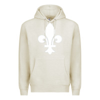Oatmeal Heather vintage quebec hockey   retro nordiques fleur de lis Premium Hoodie - tuanDangUi