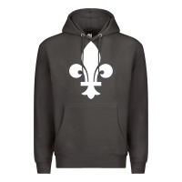 Smoke vintage quebec hockey   retro nordiques fleur de lis Premium Hoodie - tuanDangUi