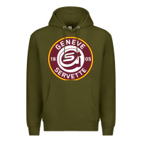 Army Green geneve servette hc swiss ice hockey sports fans gshc geneva switzerlan Premium Hoodie - tuanDangUi
