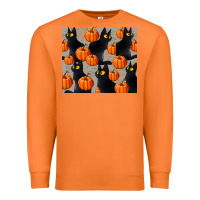 Carrot black cat with pumpkins tumbler Premium Sweatshirt - LillyAllenDesigns
