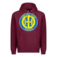 Burgundy hc davos swiss ice hockey sports fans Premium Hoodie - tuanDangUi