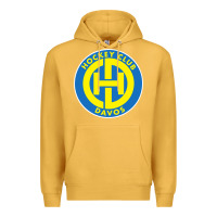 Mustard hc davos swiss ice hockey sports fans Premium Hoodie - tuanDangUi