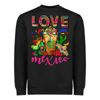 Black Love Mexico Cold Drink Frappe Heavyweight Sweatshirt - FaDigitalArtStudio