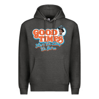 Charcoal Heather good times ain't we lucky we got'em Premium Hoodie - tuanDangUi