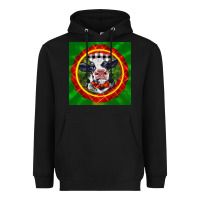 Black christmas baby holstein face Heavyweight Hoodie - LillyAllenDesigns
