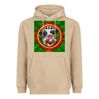 Mushroom christmas baby holstein face Heavyweight Hoodie - LillyAllenDesigns