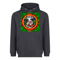 Smoke christmas baby holstein face Heavyweight Hoodie - LillyAllenDesigns