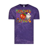 Cloud Purple Teacher Boo Crew Vintage Tee - texasbilliewilder