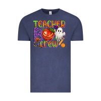 Vintage Denim Teacher Boo Crew Vintage Tee - texasbilliewilder
