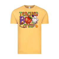 Vintage Mustard Teacher Boo Crew Vintage Tee - texasbilliewilder