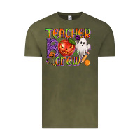 Vintage Olive Teacher Boo Crew Vintage Tee - texasbilliewilder