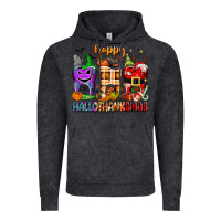 Vintage Black Happy Hallothanksmas teeth Vintage Hoodie - texasbilliewilder
