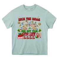 Arona deck the halls and not your family Heavy Core Tee - MaliasSmallBusiness