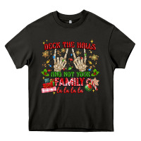 Asphalt deck the halls and not your family Heavy Core Tee - MaliasSmallBusiness