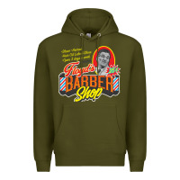 Army Green floyd's barbershop Premium Hoodie - tuanDangUi