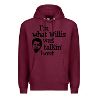 Burgundy i'm what willis was talking about Premium Hoodie - tuanDangUi