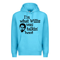 Ocean Blue i'm what willis was talking about Premium Hoodie - tuanDangUi