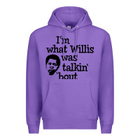 Purple i'm what willis was talking about Premium Hoodie - tuanDangUi