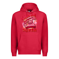 Cardinal call me never Premium Hoodie - FaDigitalArtStudio
