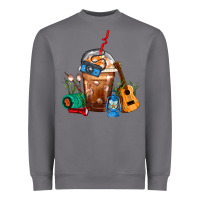Storm Camping Frappe Coffee Heavyweight Sweatshirt - FaDigitalArtStudio