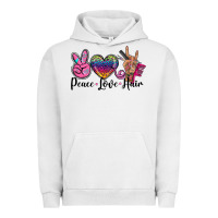 Pigment Lunar Rock peace love hair Urban Hoodie - BarkalooDesign