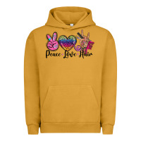 Pigment Peanut Butter peace love hair Urban Hoodie - BarkalooDesign